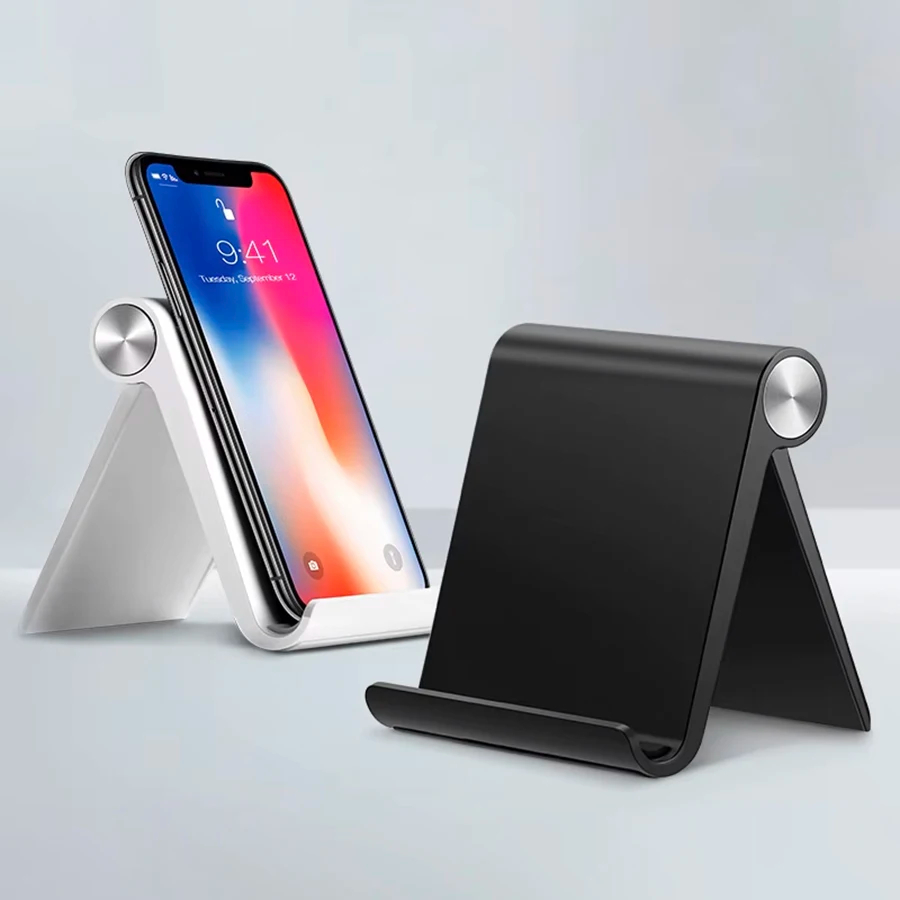 Desk Phone Stand - Adjustable Phone Holder Stand Portable Foldable