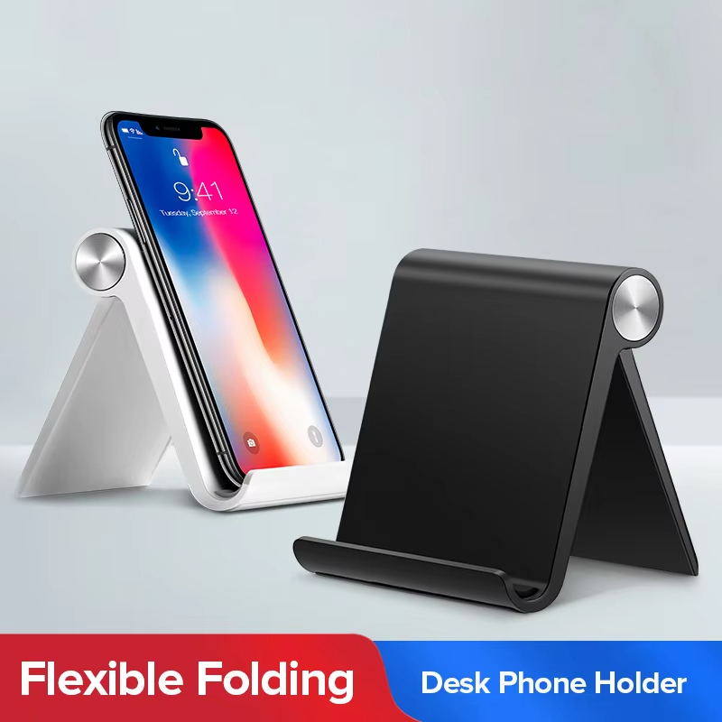 Desk Phone Stand - Universal Foldable Desk Phone Holder Portable