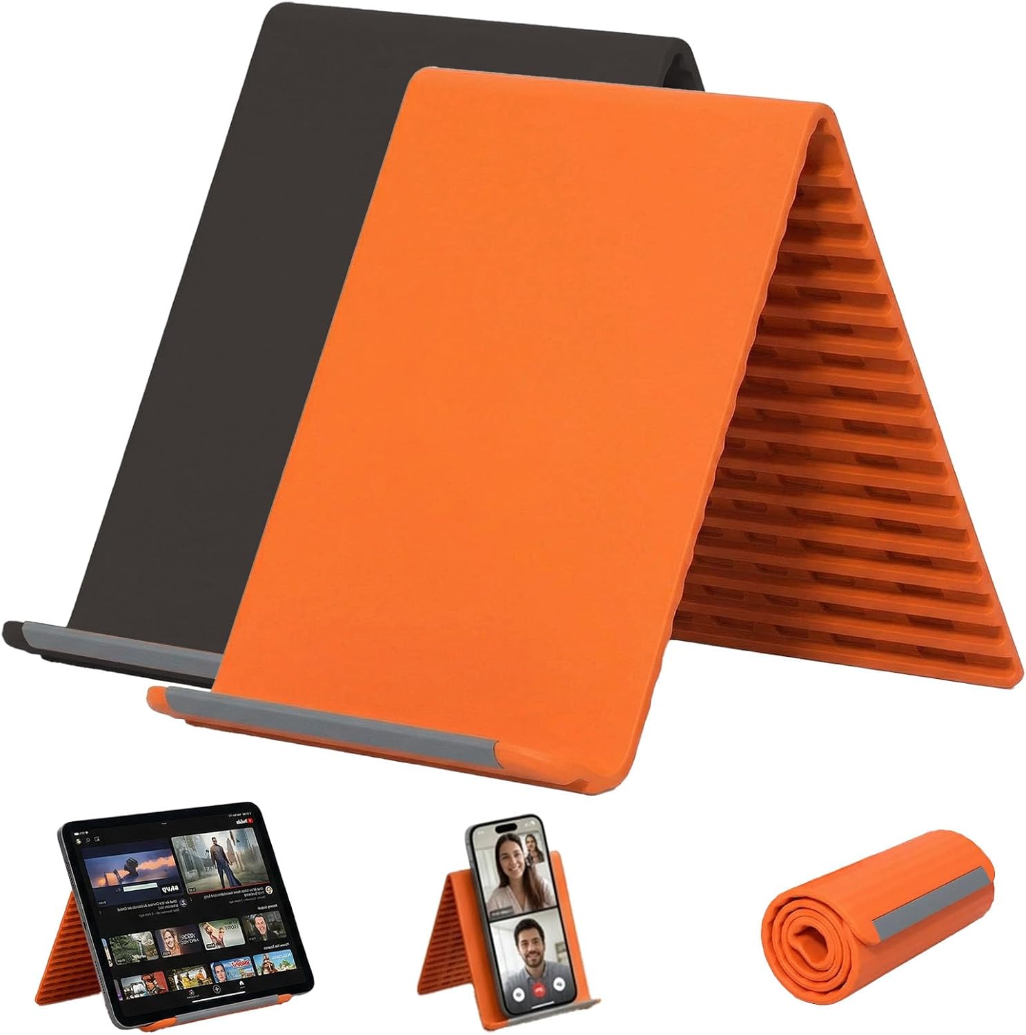 Desk Phone Stand - Portable Silicone Mobile Phone Holder Lazy