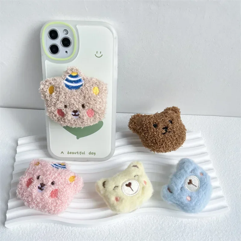 Phone Accessories Vending Machine - Cute Bear Fur Funny Fluffy Plush