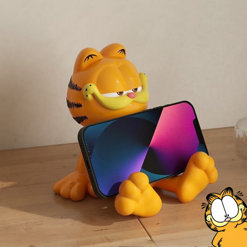Phone Accessories Cute - Garfield anime cartoon cute doll plush