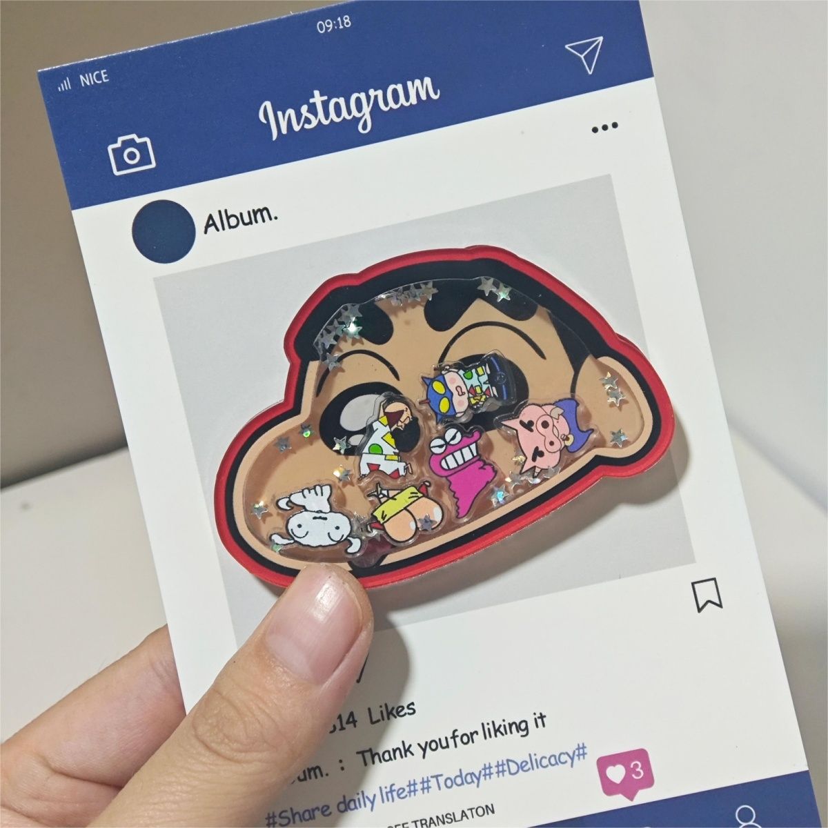 Phone Accessories Vending Machine - Crayon Shin-chan Portable Airbag Pop Socket