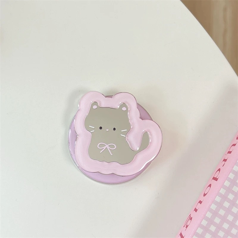 Kawaii Ins Mirror Pop Socket T - огляд і ціна Phone Accessories Cute