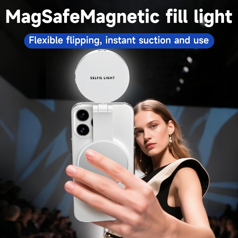 LED Selfie Fill Light for Mags - огляд і ціна Phone Accessories Video