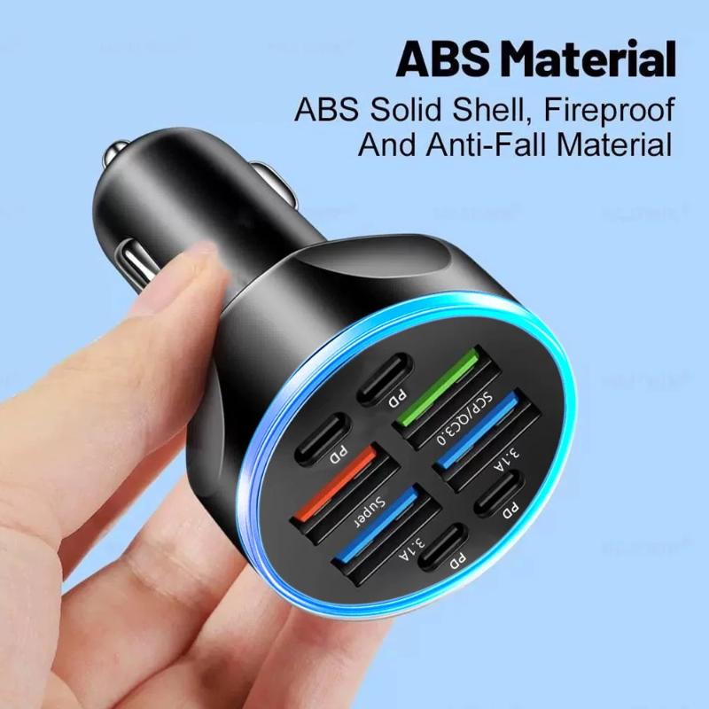 8 Ports USB C Car Charger 100W - огляд і ціна Usb C Hub