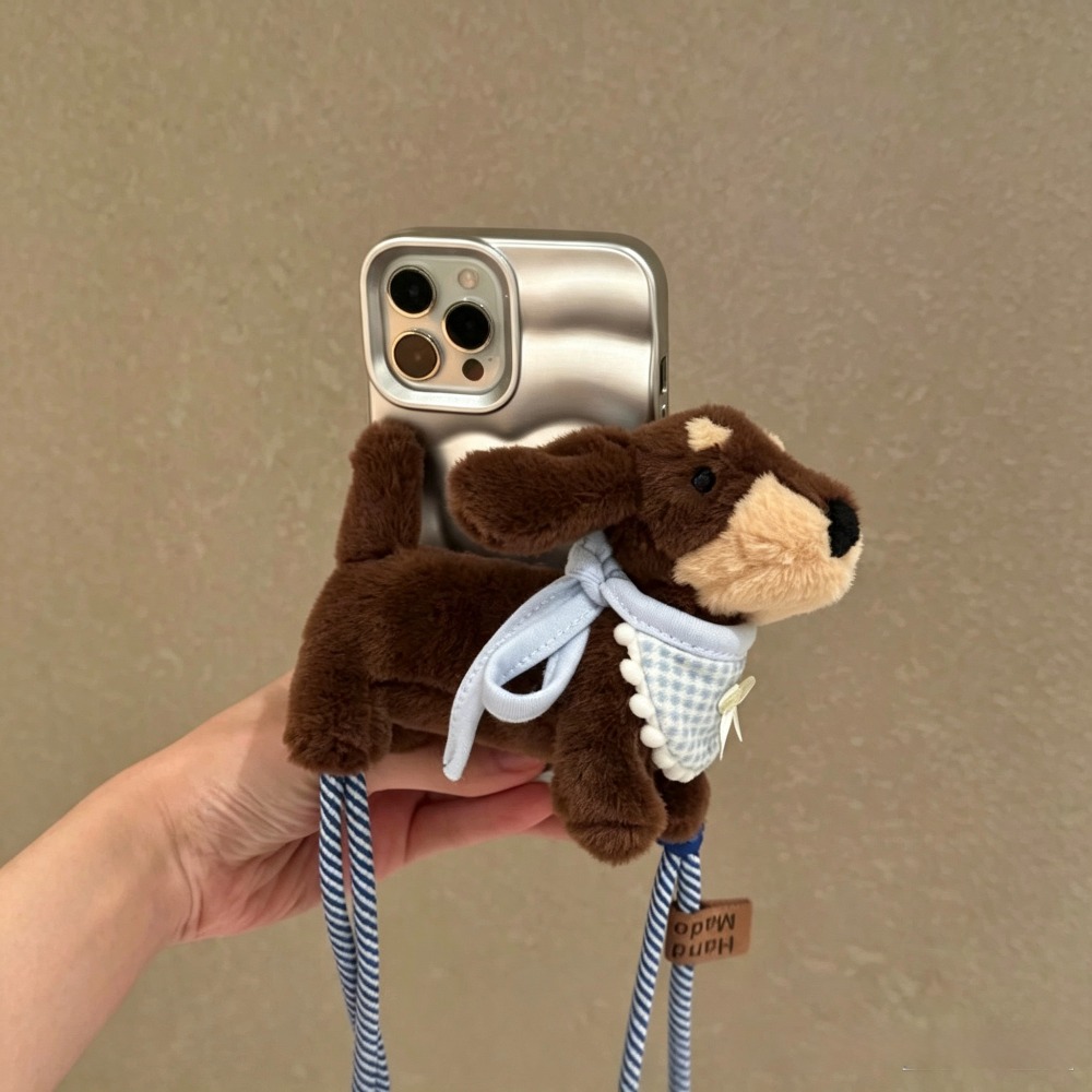 Cute Cartoon Dachshund Plush D - огляд і ціна Phone Accessories Cute
