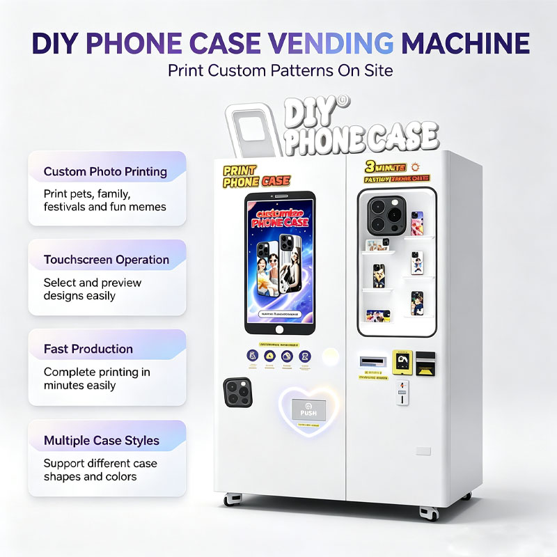 Custom Phone Case Machine Smar - огляд і ціна Phone Accessories Vending Machine