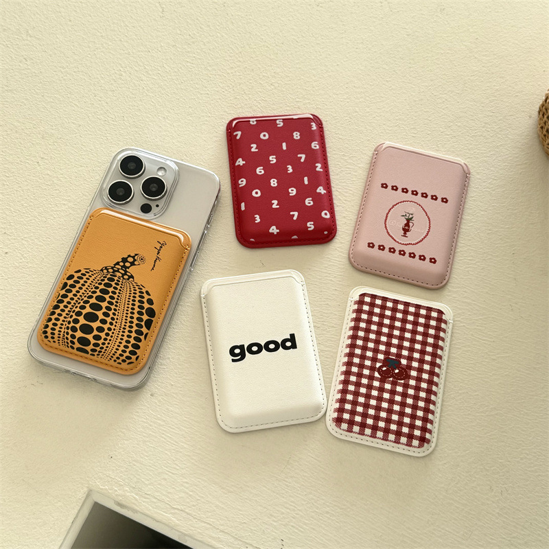 Cute Cartoon PU Leather Magnet - огляд і ціна Phone Accessories Cute