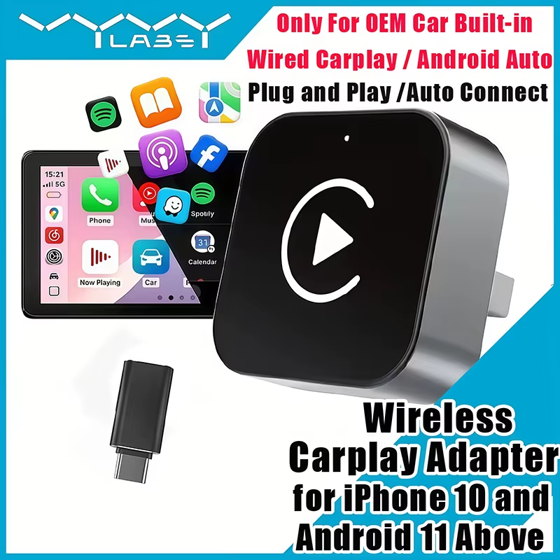 2-in-1 Wireless CarPlay Adapte - огляд і ціна Usb C Hub