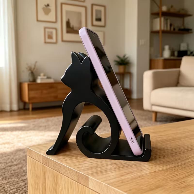 3D Printed Cute Kitten Dog Des - огляд і ціна Desk Phone Stand