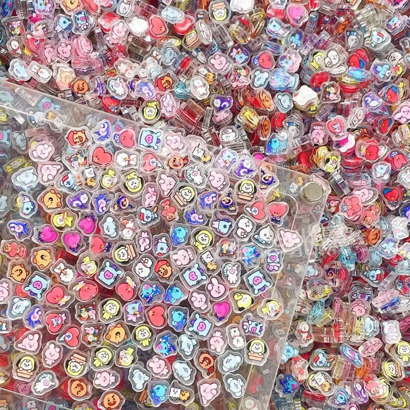 100 Mini BT21 Acrylic Plate DI - огляд і ціна Phone Accessories Cute