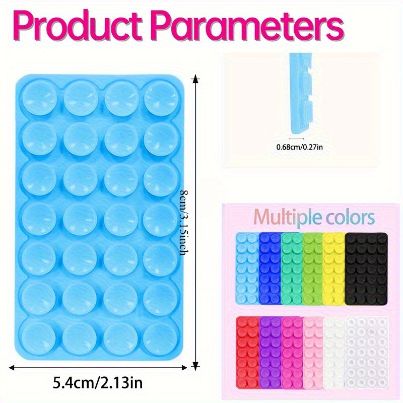 10Pcs Double-Sided Silicone Su - огляд і ціна Desk Phone Stand