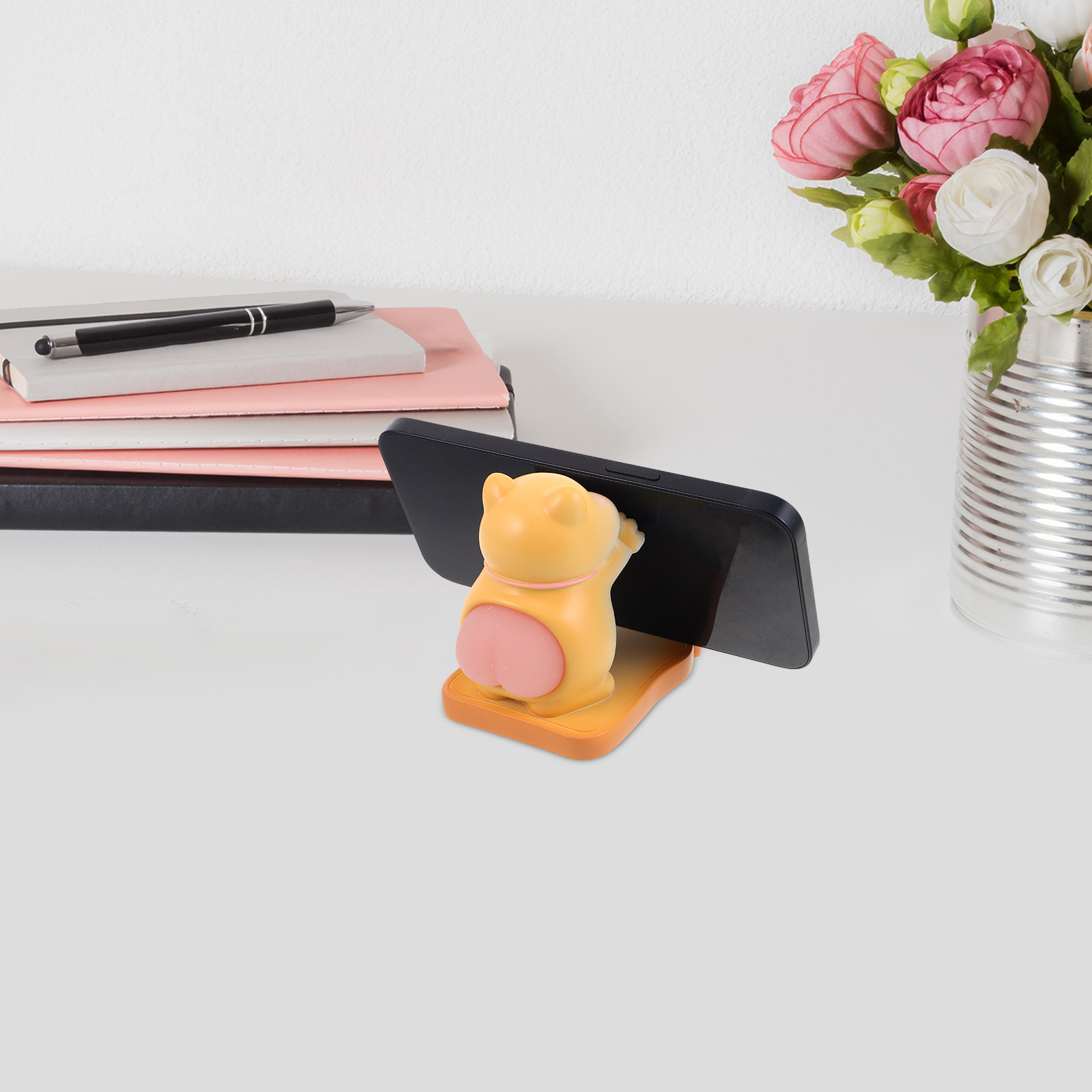 Resin Cat Phone Holder Desk Cu - огляд і ціна Phone Accessories Cute