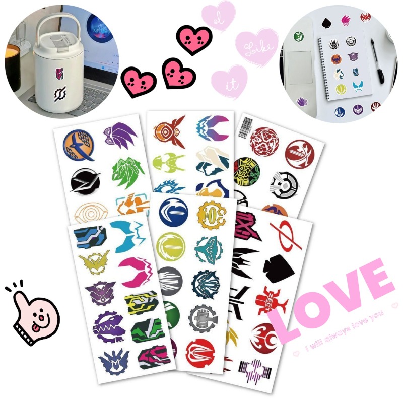 60 Sheets Kamen Rider Logo Sti - огляд і ціна Phone Accessories Logo