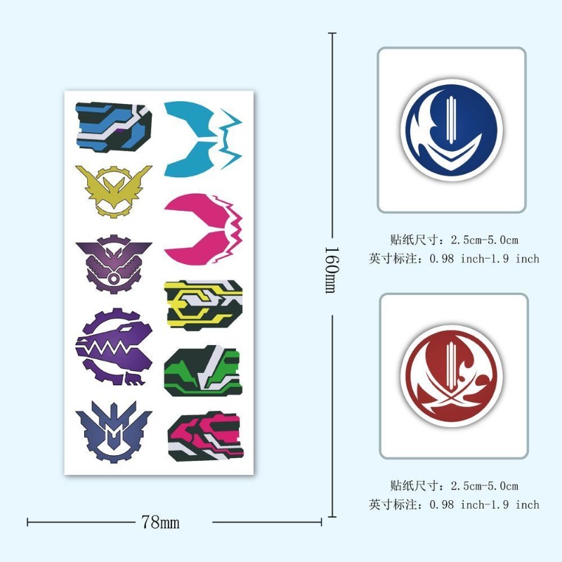 60 Sheets Kamen Rider Logo Sti - огляд і ціна Phone Accessories Logo